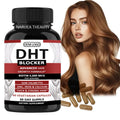 DHT Blocker Capsules Natural Saw Palmetto Herbal Extract Bottle and Can Packaging for Healthy Hair Follicles