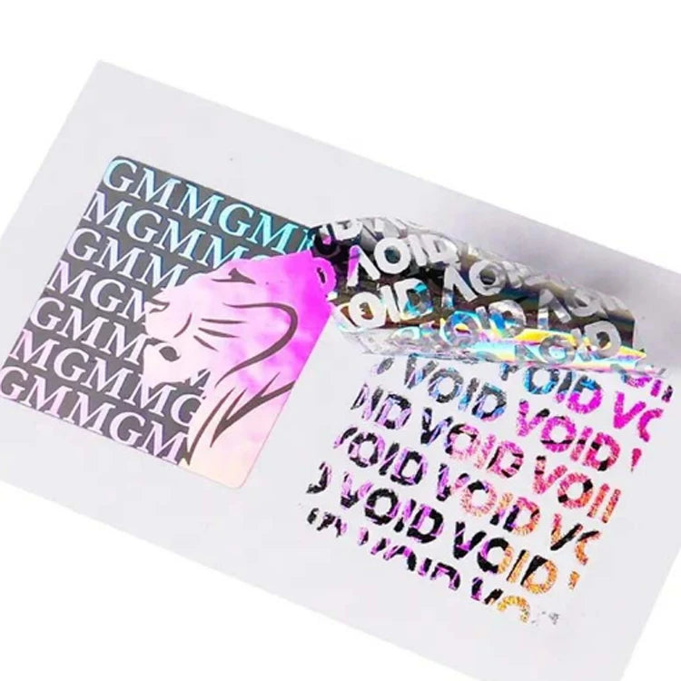 Custom Blue Round UV Logo Pet Vinyl Stickers Bulk Holographic PET Archive Adhesive Prints for Promotions