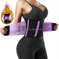 Women's Slimming Workout Waist Trainer with Double Neoprene Belt New Printing Logo Flexible Compression for Protection