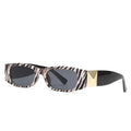 High Quality Cool Small Frame square Narrow Rectangle Glasses Women's PC Material Men Mutil Color Sunglasses