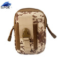 Outdoor Camping Useful Black Green Camo Tactical Molle Tactical Pouch Bag
