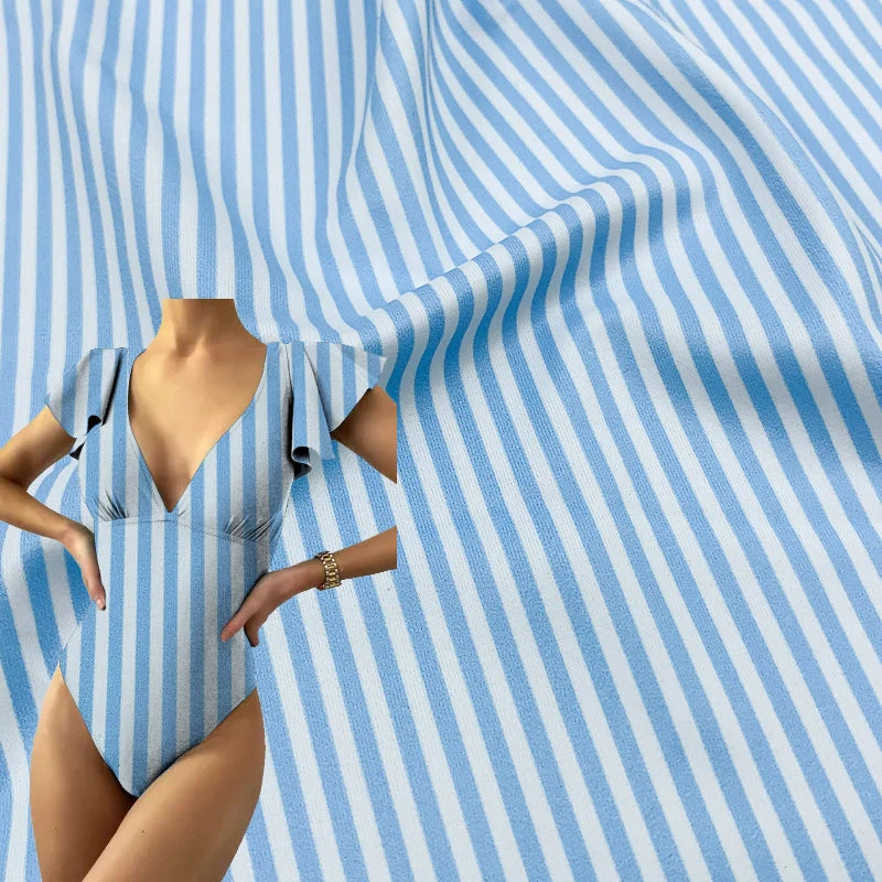 Custom Design Recycling Polyester Spandex 4 Way Stretch Knit Fabrics Made From Recycled Materials