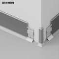 MOQ1000 Pieces Aluminium Skirting Metal Corner Tile Edging Trim Metal Corner Trim Decorative