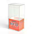 Custom Transparent Plastic PVC PET Display Cold Brew Coffee Box Packaging Clear Plastic Coffee Food Packing Boxes