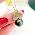 P1291 10-11mm DIY Natural  Freshwater Pearl Charm Pendant Necklace Accessory 925 Sterling Silver Jewelry for Women Without Chain