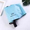Three-Fold Manual UV Sun Umbrella Thickened Black Glue Modern/Traditional/Classic Design for Outdoor Sunscreen
