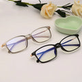 2024 Metal Glasses Square Optical Frame TR90 Anti Blue Light Glasses for Men