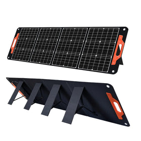 Portable Foldable Monocrystalline Solar Panel Kit 120W 18V >23% Efficiency Glory Solar GSM-120W Handle Outdoor Camping Traveling