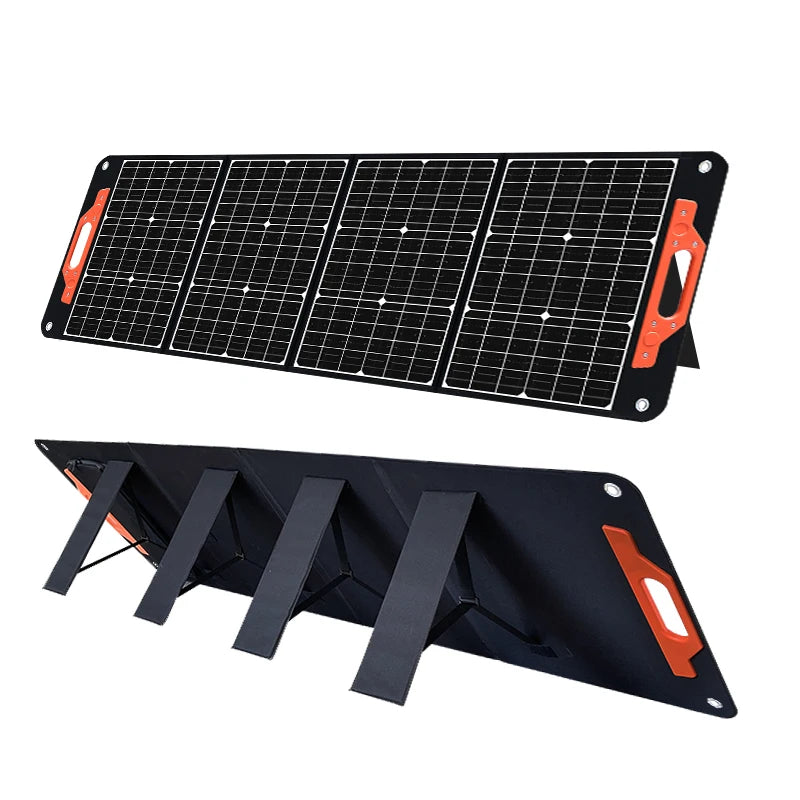 Portable Foldable Monocrystalline Solar Panel Kit 120W 18V >23% Efficiency Glory Solar GSM-120W Handle Outdoor Camping Traveling