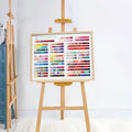 240 Color Acrylic Floor Large Wooden Photo Frame Nail Other Products Color Nail Display Card Nail Polish Gel Tips