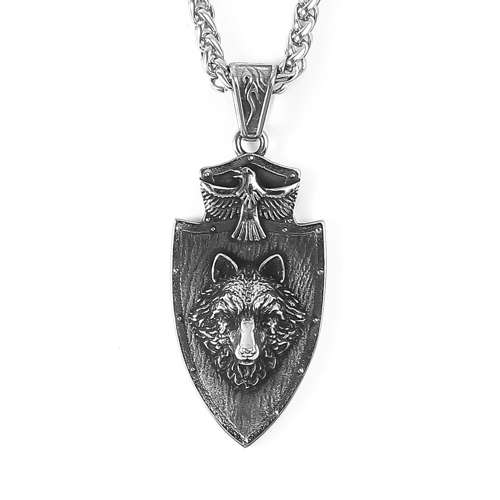 Viking Souvenir Stainless Steel Necklace Men's Viking Necklace Norse Myth Necklace Viking Jewelry