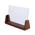 Hot Selling Rectangle Vertical Solid Walnut Wood Photo Frame 12.7x17.8cm UV Resistant for