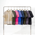 100% Cotton Custom Quality Vintage Knitted Loose Drop Shoulder Oversized Printing Heavyweight Blank Men's T-Shirts