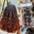 12inch Spiral Curly Synthetic Braiding Hair French Curl Loose Wave Crochet Braids