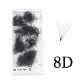 Pointy Base Premade Fans Stock 12D Loose Promade Volume Fans Eyelash Extension Wispy 0.03 0.05 0.07 C D Loose Pre Made Fans Lash