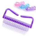 Large 8cm Plastic Manicure Pedicure Brush Nail Cleaning Tools Soft Remove Dust Makeup Brushes Nail Care Accessories