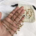 2024 Dazan New 26 Small Letters Name 18k Gold Plated Flat Figaro Chain Stainless Steel Alphabet Diy Versatile Anklet