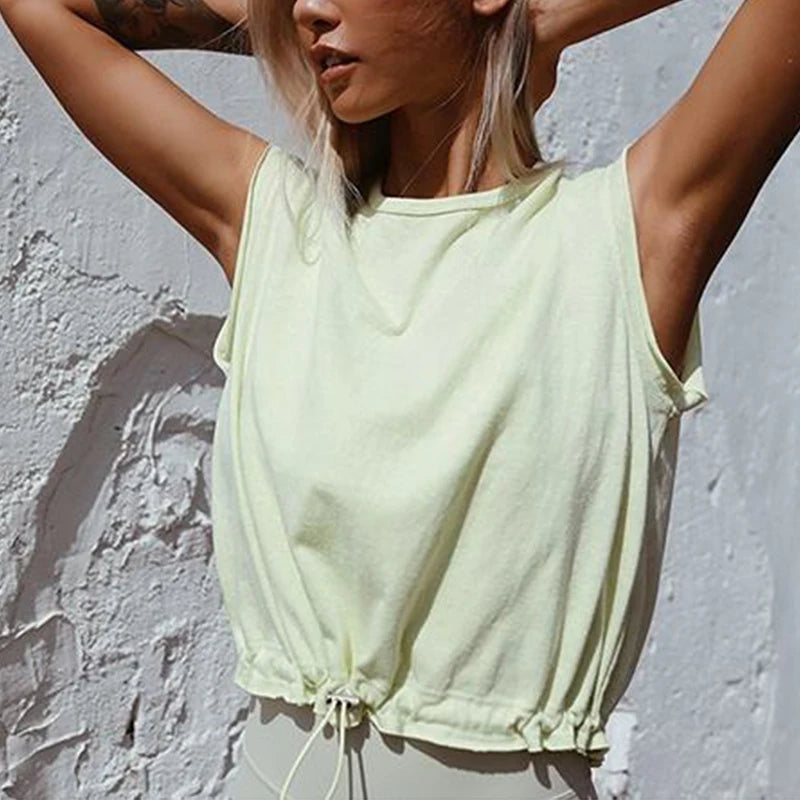 Custom logo Comfy Cotton Tops for Women High Quality Ladies Sleeveless Gym Fitness Tank Top