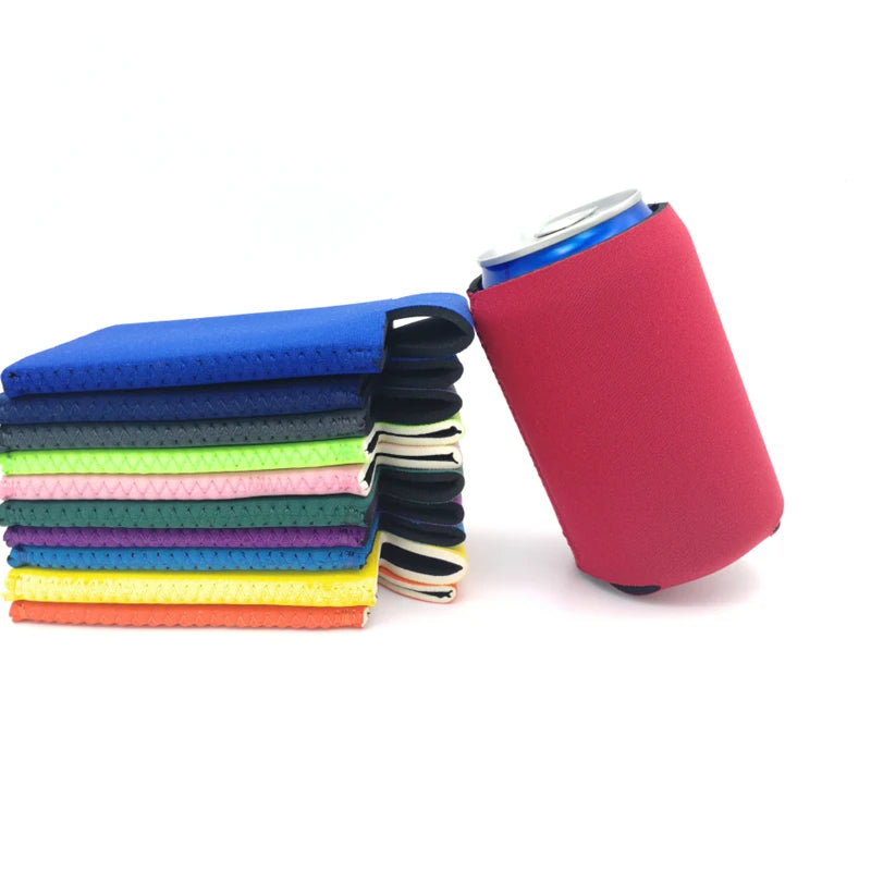 Wholesale Custom 12 oz Slim Cooler Cup Neoprene Insulated Beverage Container for Tall Skinny Beer Can Casual Double Wall Cartoon