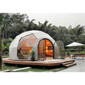 Waterproof Geodesic Dome Tent Insulate 4 Season Privacy Event Booth White 5m 6m 7m 8m Igloo Glamping Outdoor