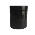 250ML PET Plastic Jar Glossy Black Storage Box Tooth Powder Packing Pot DIY Cosmetic Container Refillable Plastic Cream Jar