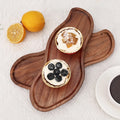 Acacia Wood Trays Wooden Serving Trays for Food Large Irregular Snack Tray