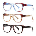 European&American Fashion Frames for Eyeglasses Anti Blue Light Flat Glasses Women TR90 Diamond Eyeglasses Frames High Quality