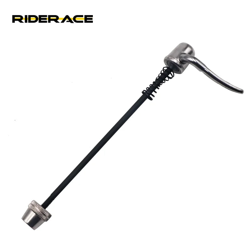 RIDERACE MTB Cycling Steel Quick Release Riding Skewer Part for Indoor Bike Trainer Back Rear Wheel Tire Bicycle Repair Tool