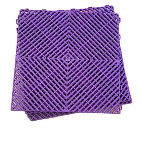 40X40X1.8cm PP Plastic Non-Slip Interlocking Garage Floor Tiles Drainage Floor Mats for Basement Swimming Car Parking