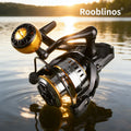 [Germany Stock] ROOBLINOS HEG 5.2:1 Nylon Spinning Reel Left Hand River Stream Ocean Use Anti-Reverse Corrosion-Resistant