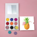 Custom Square 9 Colors Eyeshadow Palette High Pigment Private Label Vegan Makeup Eyeshadow Palette Pink