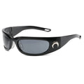 Superhot Eyewear 65500 Wrap Around Fashion Sunglasses for Men Women Trendy Swift Oval Sunglasses Shades Glasses