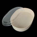 Biodegradable Disposable Wooden Oval Shape Take Away Restaurant Catering Packaging Food Container Salad Lunch Bento Box With Lid