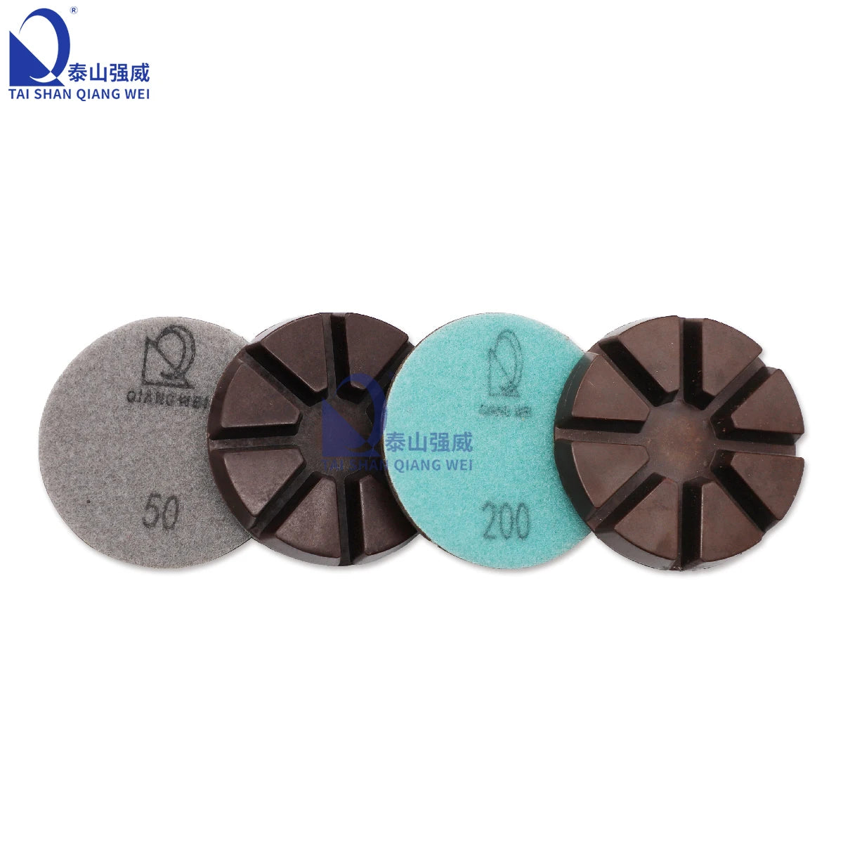 3inch 80mm Dry Diamond Resin Polishing Pad For High Hardness Concrete Emery Polishing Resin Pads