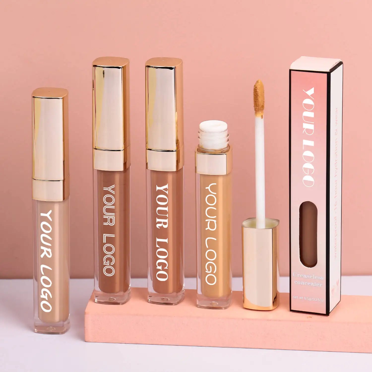 All-Day Wear Long Lasting Waterproof Custom logo Concealer Full Coverage Liquid Hydrating Concealer Private Label