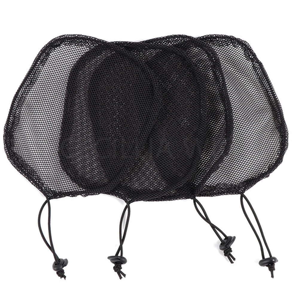 Ponytail Net Drawstring Stretchy Base Net Wig Liner Caps for Making Afro Puff Hair Ponytail Net