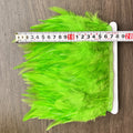 Customization Wholesale White Saddle Fringes Rooster Tail Feather Fringe Trim for Clothes Accessories