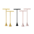 Multi-color Plating Fashion Earring Holder Metal T-bar Jewelry Photography Display Props for jewelry live