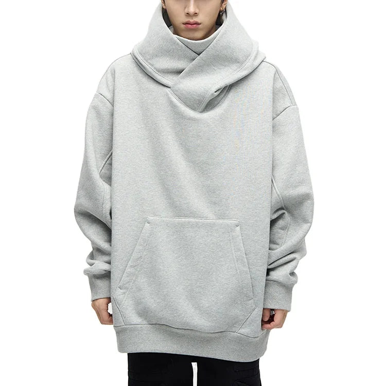 2026 Custom American Style Function  Sleeves Hoodie Crew Neck Winter  Men Hoodies