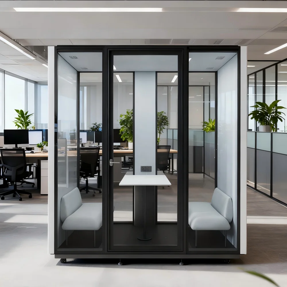 Private Capsule Indoor Silent Pods Tiny Working Soundproof Booth Meeting Prefab Price Acoustic Portable Home Office Pods