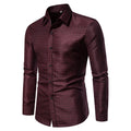Hot Selling Men's Button Down Shirt Long Sleeve Casual Luxury Print for Spring for Beach Vacation