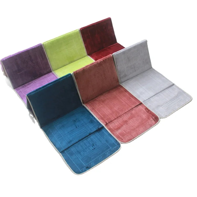 Custom Foldable Quilted Thick Prayer Mat Muslim Islamic Prayer Rug Mat Muslim Prayer Carpet
