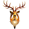 Christmas Design Moose Style Power Golden Wall Lamp for Home Living Room Hotel Lobby Indoor Decorative Lightings