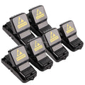 OEM Large ABS Plastic Jaw Mouse Trap Pack of 6 Snap Killer Traps for Big Rats Solid State China Supply