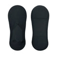 White Black Knitted Spring Foot Low Cut Thin Unisex Non Slip Invisible No Show Cushion Boat Socks