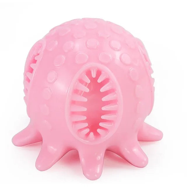 Wholesale Pet Supplies Float Squeaking Octopus Ball Toy