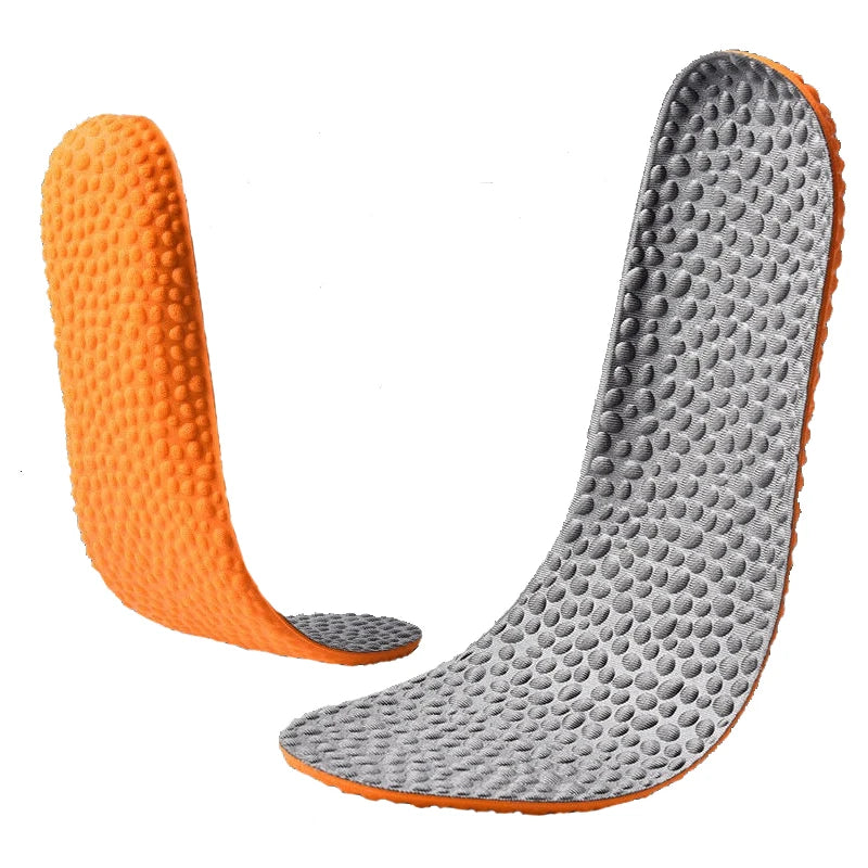 FASTLACES Memory Foam Insoles for Men/Women-Sport Use Anti-Slippery Light Weight Shock Absorption Height Increasing