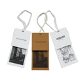 Custom Own Logo Hangtags Printed Wrapping Paper Hang Tag for Clothing Tabs