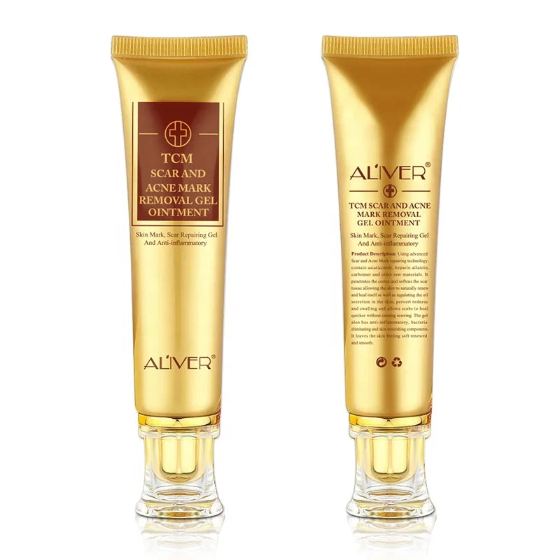 ALIVER TCM Scar and Acne Marks Removal Stretch Marks Acne Spots Skin Repair Scar Removal Gel for Face and Body