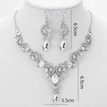 2023 Exquisite Silver and Gold Plated Rhinestone Necklace Set Mixed Designs for Wedding Parties and Gifts